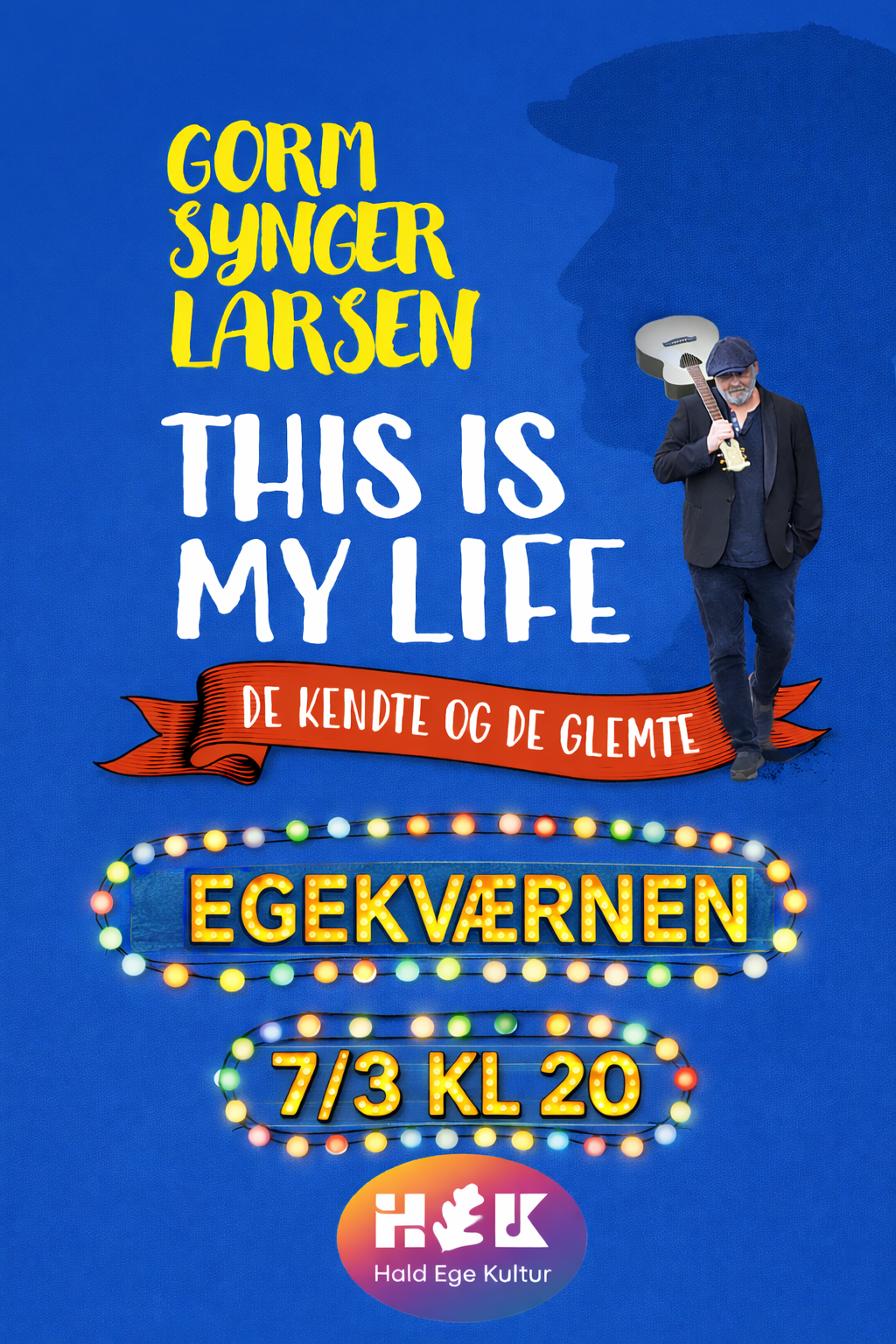 Gorm synger Larsen, lørdag d. 7. marts 2026 kl. 20.00