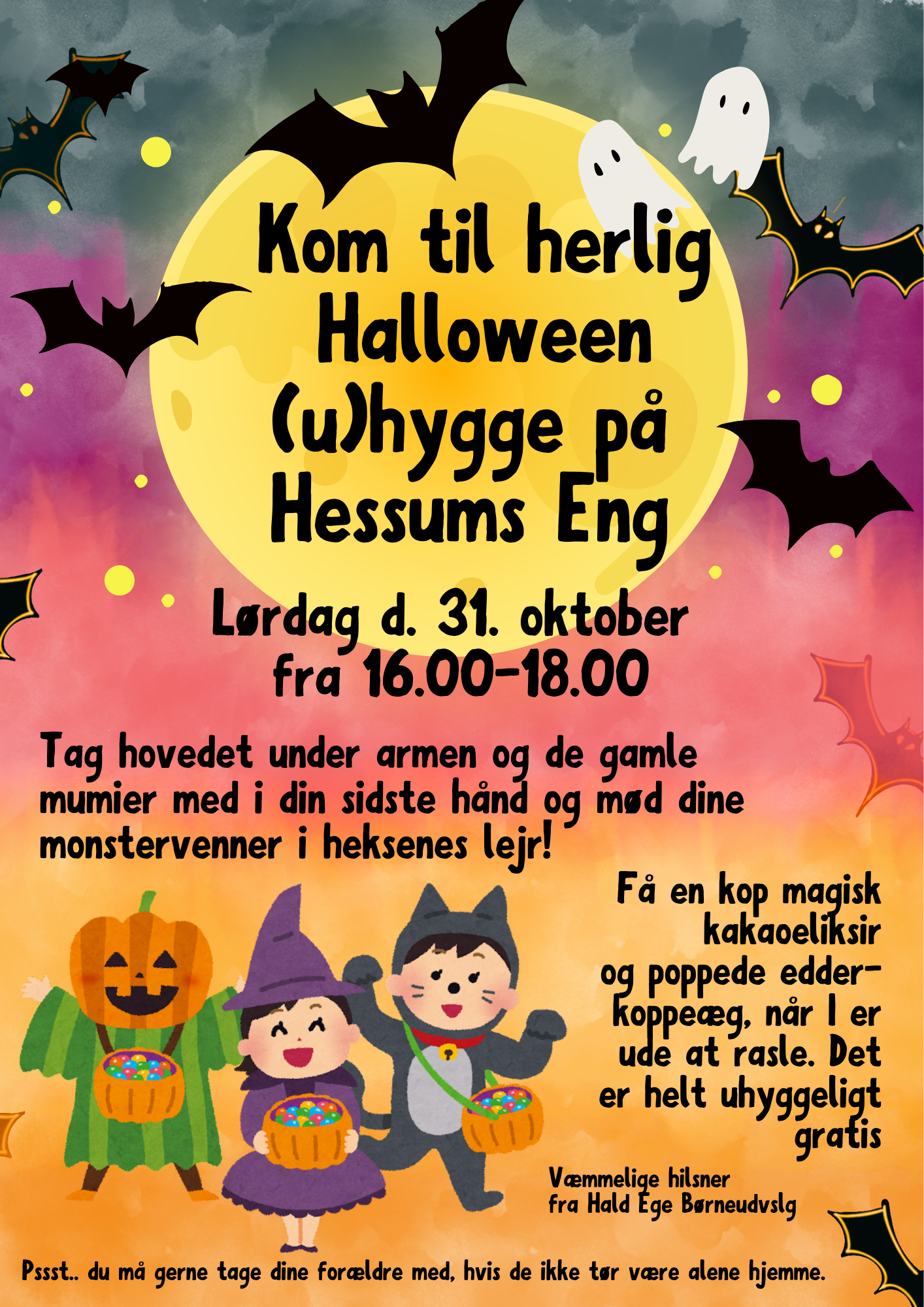Halloween for børn på Hessums Eng